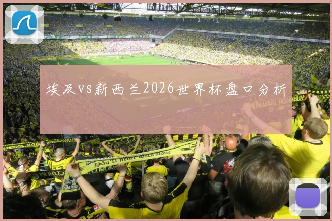 埃及vs新西兰2026世界杯盘口分析